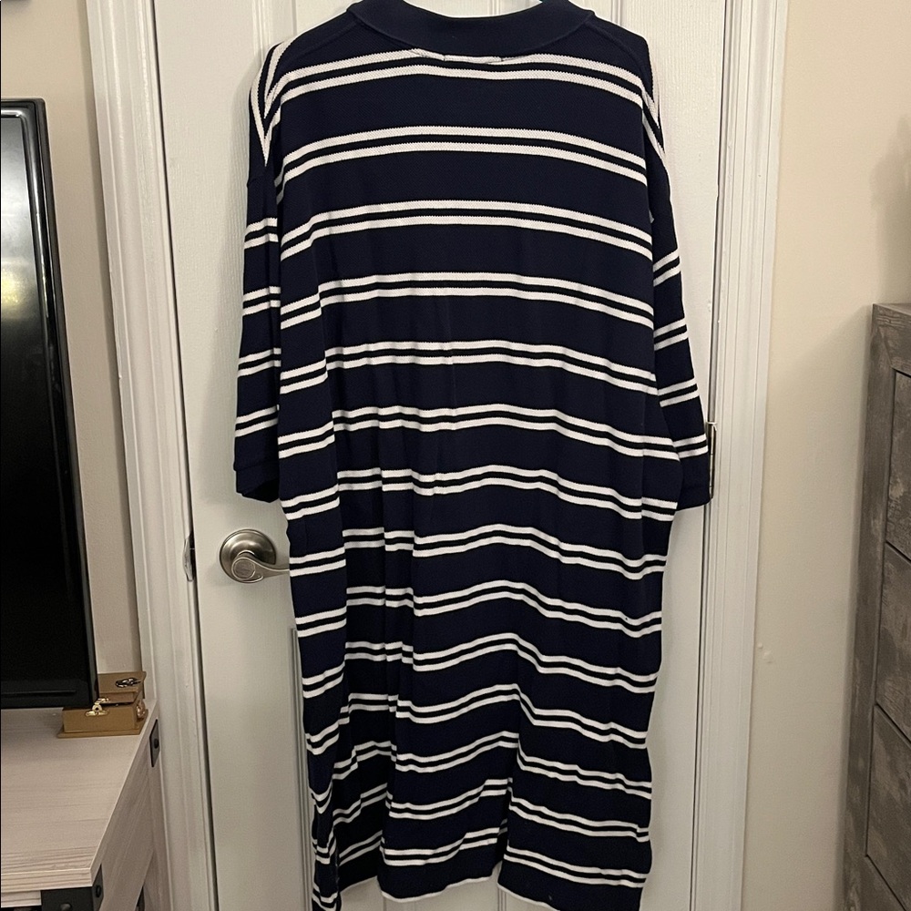 Ralph Lauren Classic Navy and White Striped Polo - Picture 4 of 4